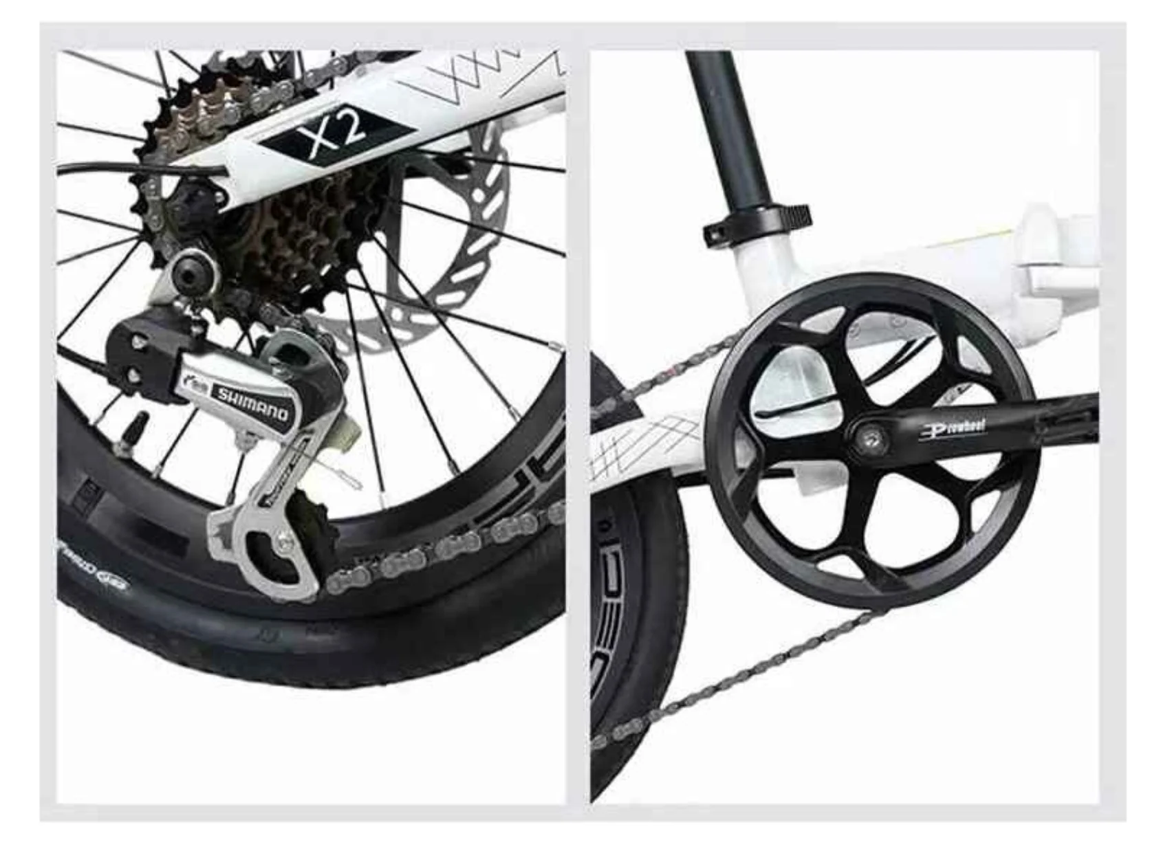 Java X2 7S 16-inch Folding Bike - Image 4